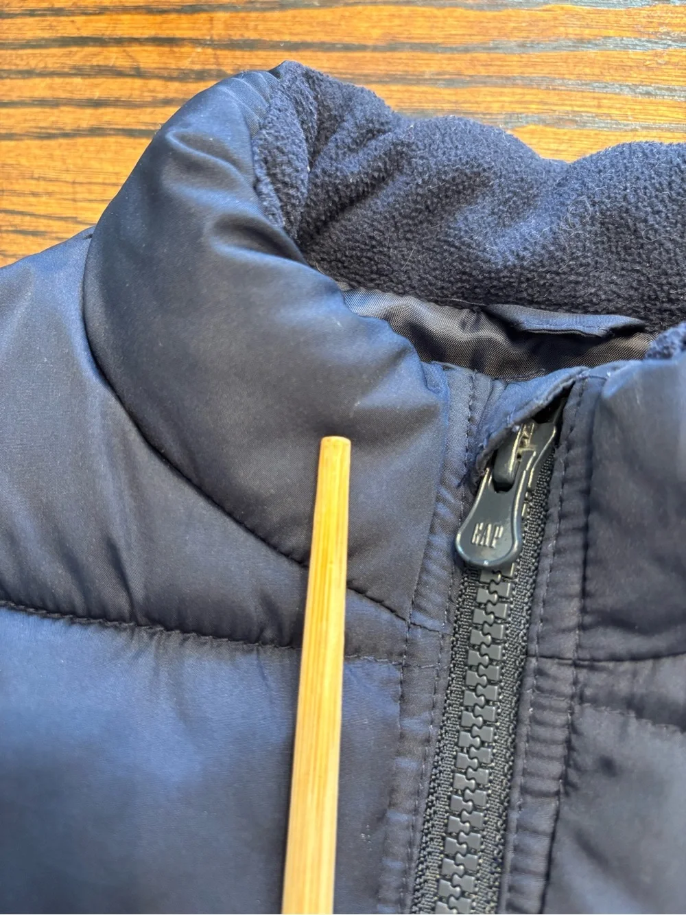 Baby Gap Cold Control Puffer Vest Size 4 Years Winter Navy Snow Cold Weather